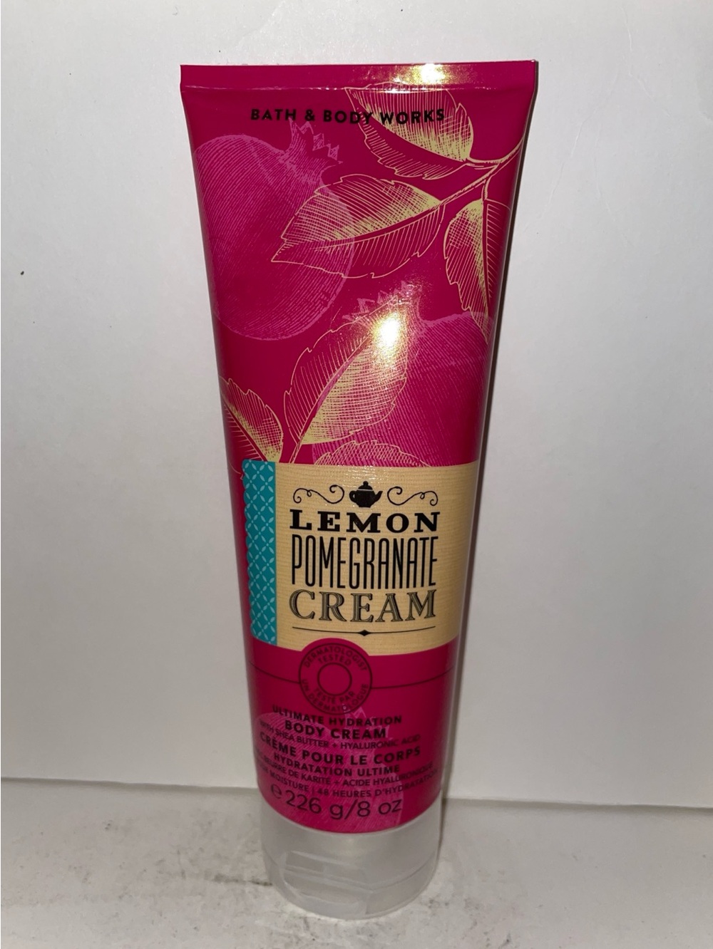 Bath & Body Works Lemon Pomegranate Cream Body Cream 8oz Discontinued New